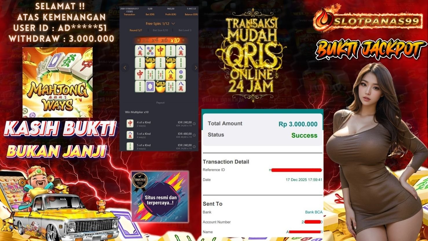 SLOTPANAS99 JACKPOT SLOT MAHJONG WAYS